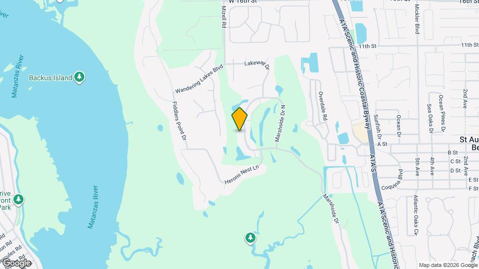 233 Marshside Dr Map and Location Details