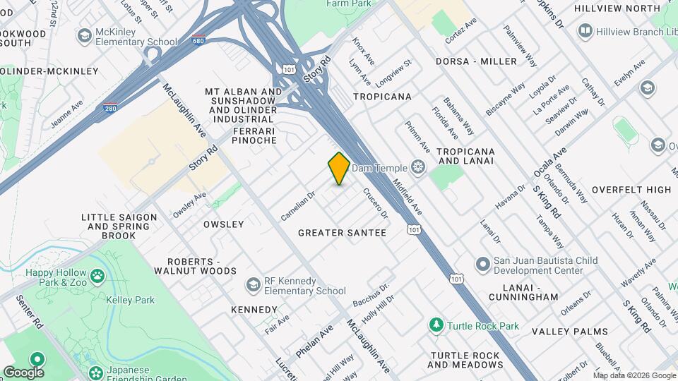 1395 McQuesten Dr Map and Location Details