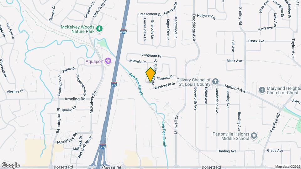 2703 Arrow Heights Dr Map and Location Details