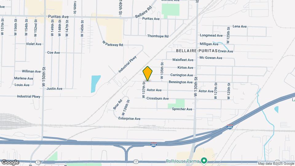 13623 Bennington Ave Mapa y Detalles de la Ubicación