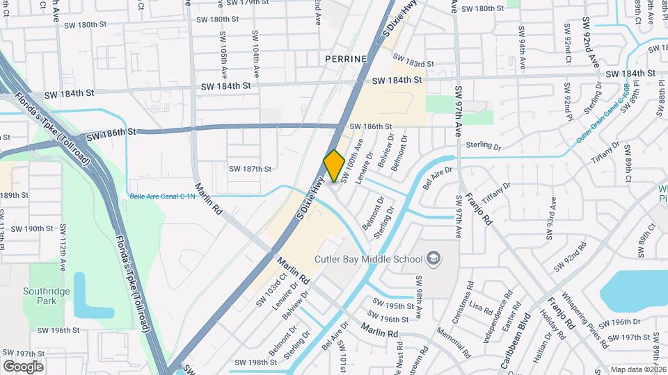 18774 SW 100th Ave Mapa y Detalles de la Ubicación