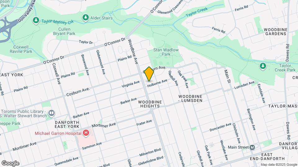 180 Holborne Ave Map and Location Details