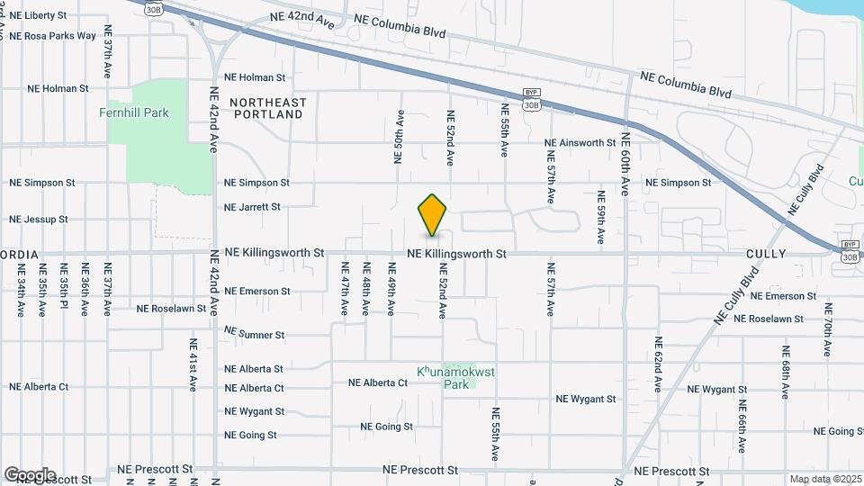 5143 NE Killingsworth St Map and Location Details