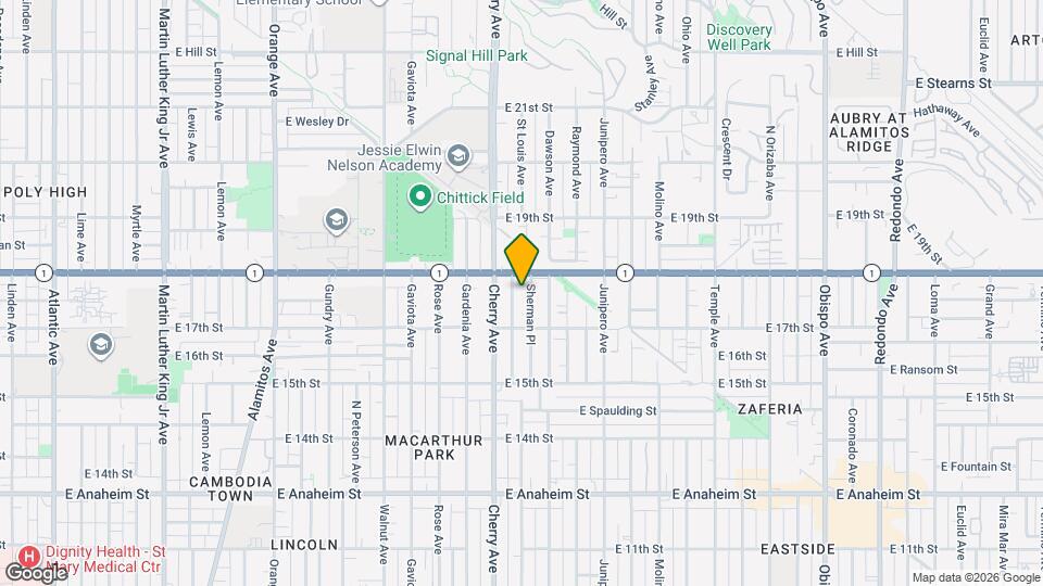 1755 Sherman Pl Map and Location Details