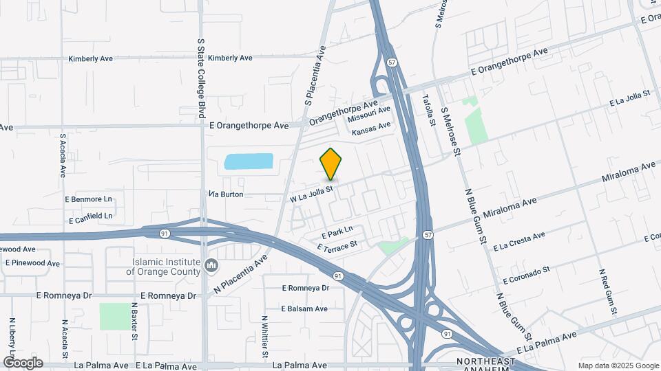 Placentia Garden Apartments Map and Location Details
