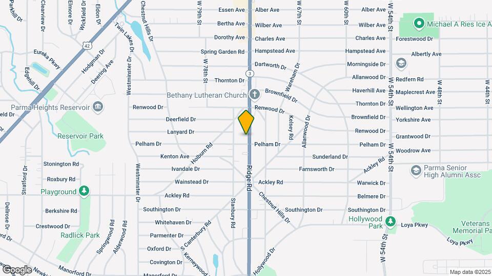 6156 Ridge Rd Mapa y Detalles de la Ubicación