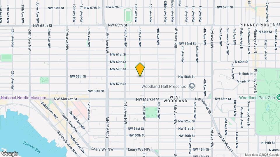 1111 NW 58th St Map and Location Details