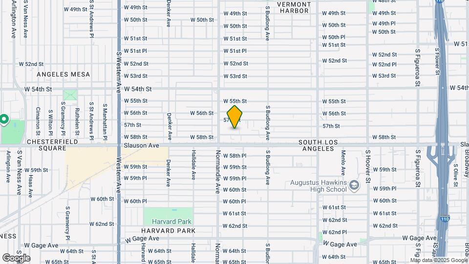 1323 W 58th St Map and Location Details