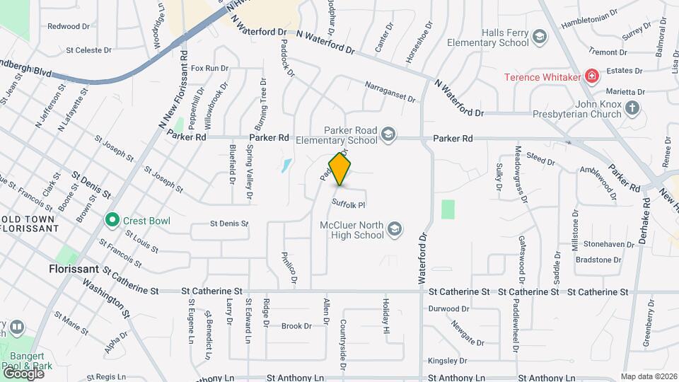 1060 Preakness Ln Map and Location Details