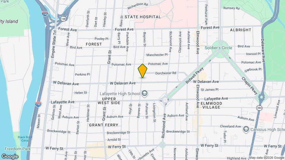 390 W Delavan Ave Map and Location Details