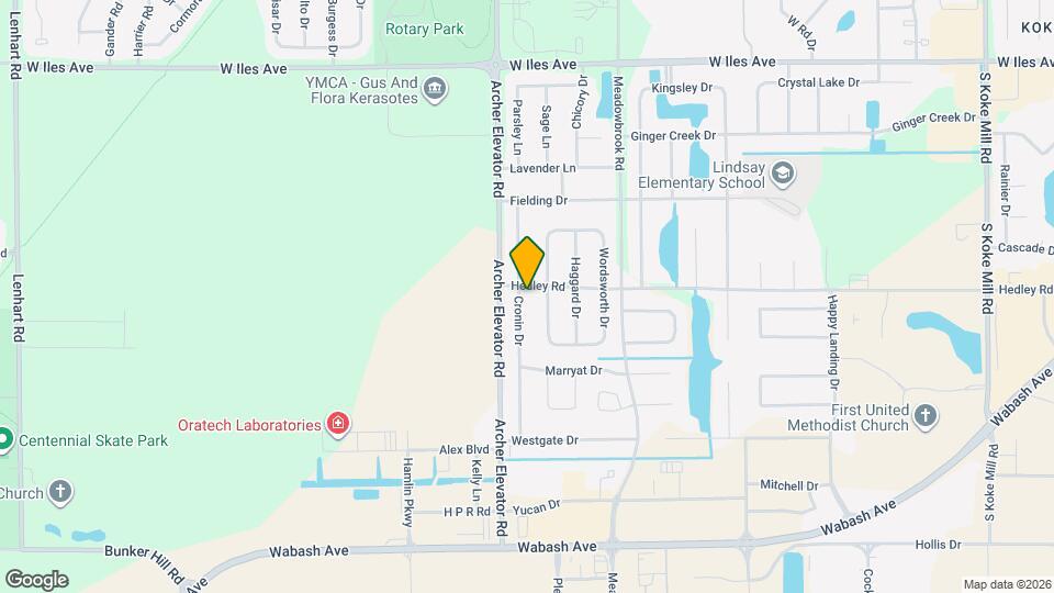 2802 Cronin Dr Map and Location Details