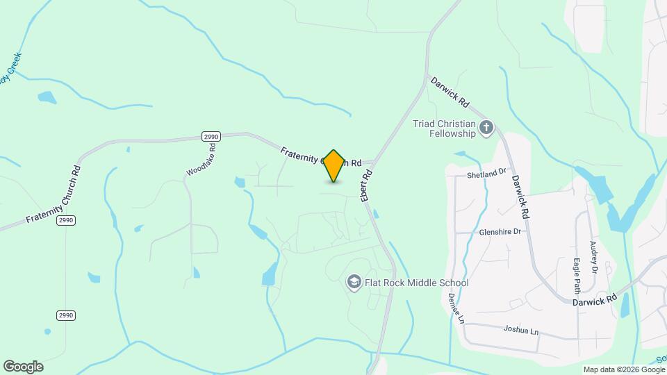 2944 Flat Rock Dr Map and Location Details