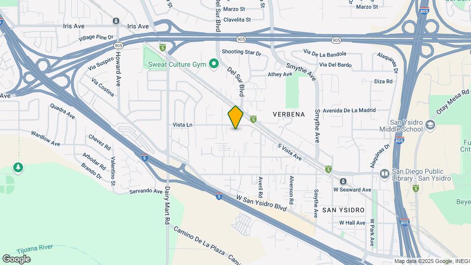 3509 Vista Ln Map and Location Details