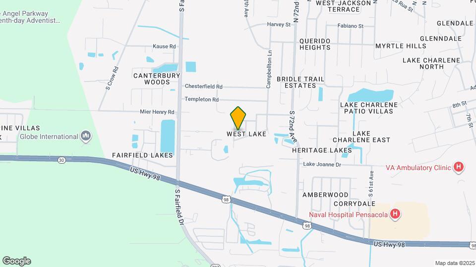 7427 St James Pl Map and Location Details