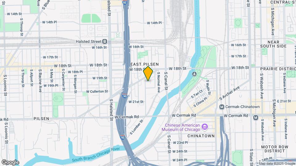 1921 S Jefferson St Map and Location Details