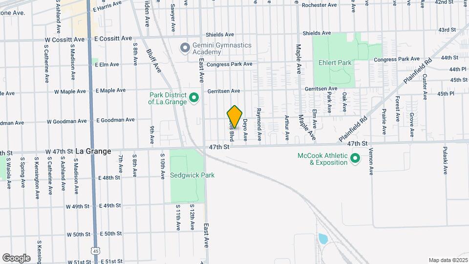 4623 Dubois Blvd Map and Location Details