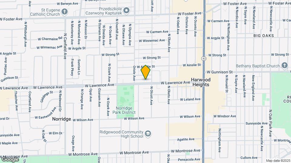 7514-7516 W Lawrence Ave Mapa y Detalles de la Ubicación