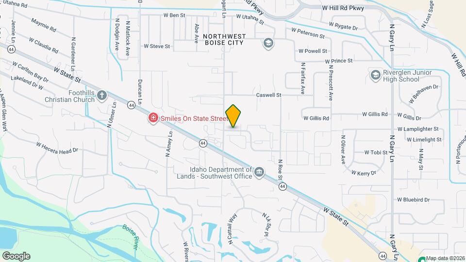 8706 W Pocono St Map and Location Details