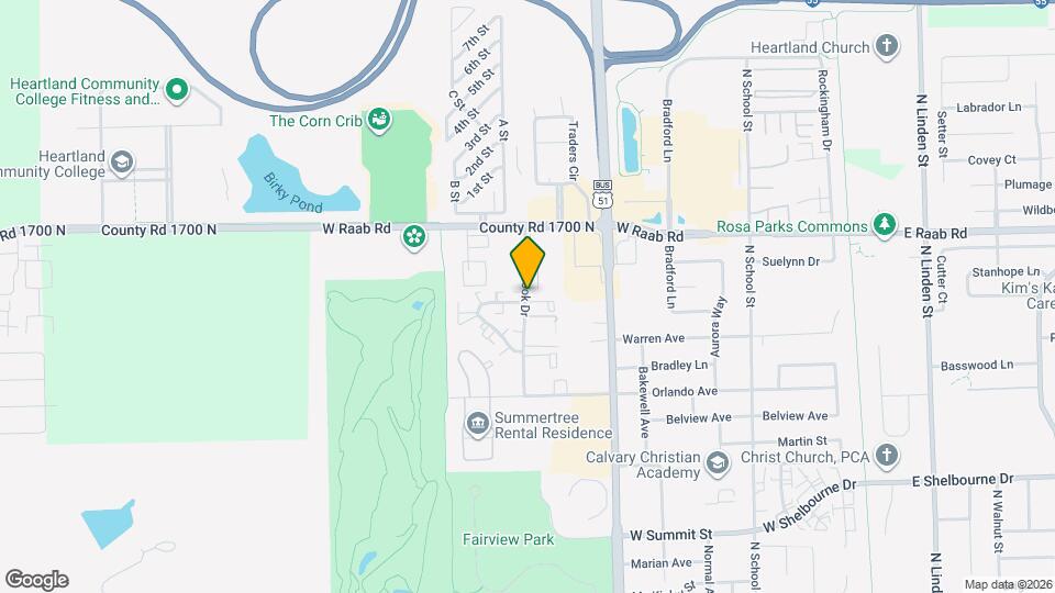 1600 Northbrook Dr Map and Location Details