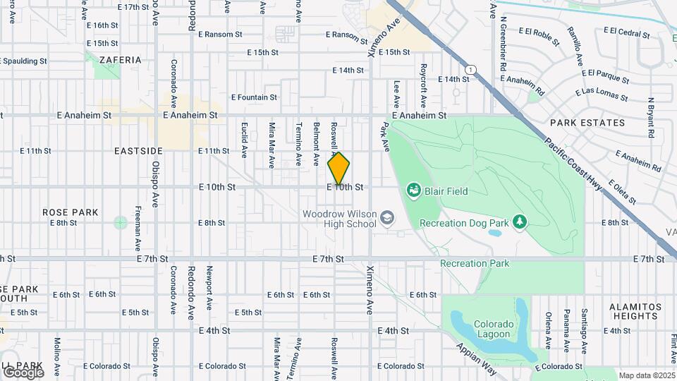 4212 E 10th St Map and Location Details