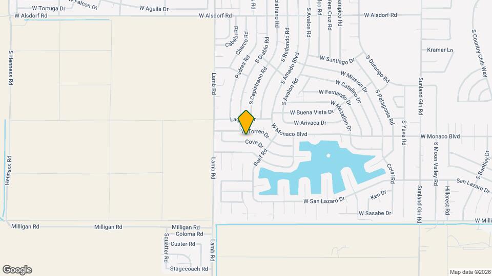 11000 Cove Dr Map and Location Details