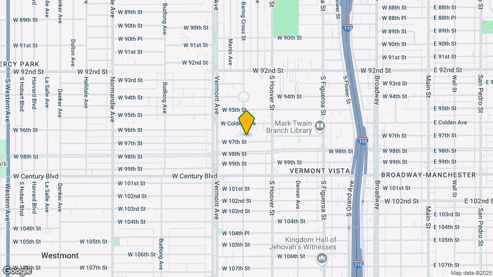 759 W 97th St Map and Location Details