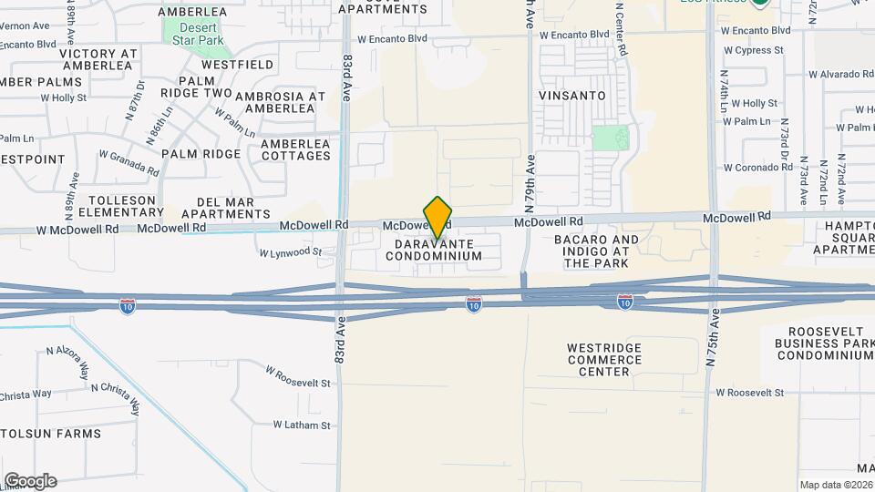 8115 W Lynwood St Mapa y Detalles de la Ubicación