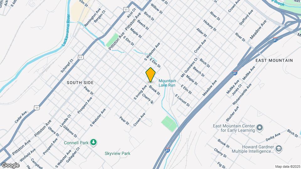 1225 1/2 S Irving Ave Map and Location Details