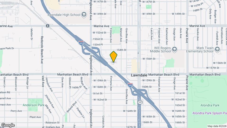 15616 Firmona Ave Mapa y Detalles de la Ubicación
