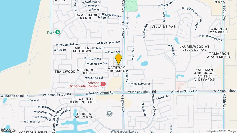 10714 W Glenrosa Ave Map and Location Details