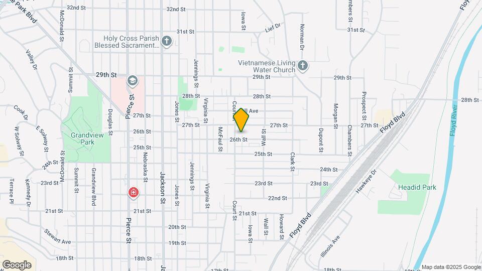 1107-1111 26th St Map and Location Details