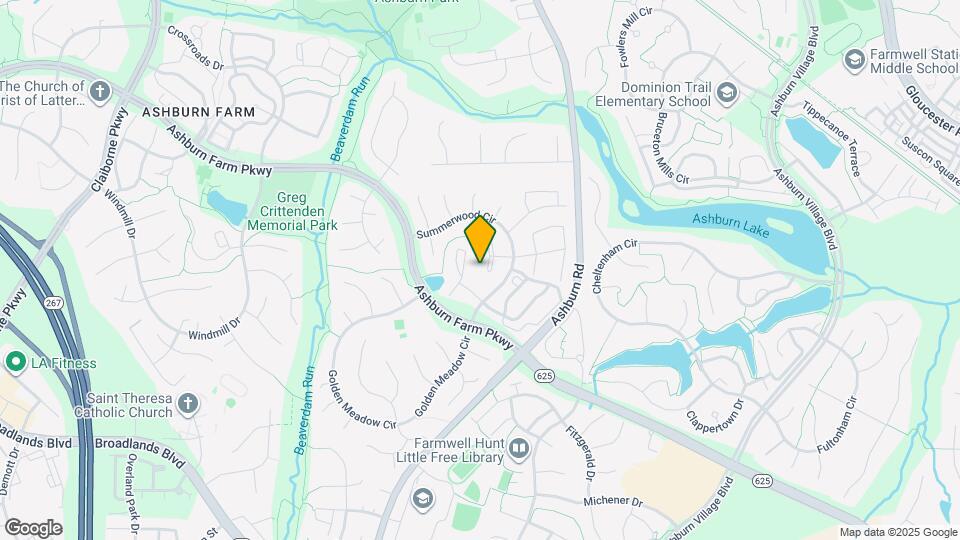 21186 Winding Brook Square Map and Location Details