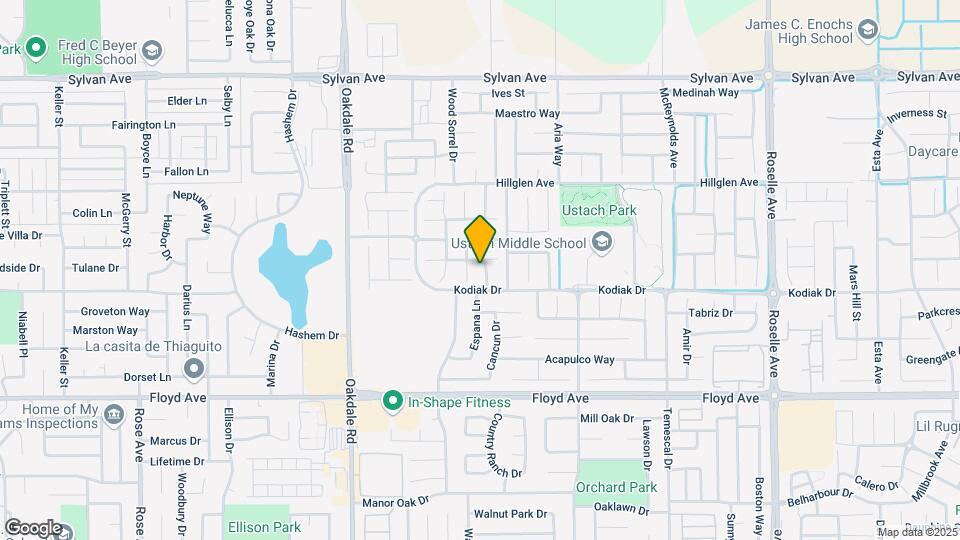 3017 Roslyn Dr Map and Location Details