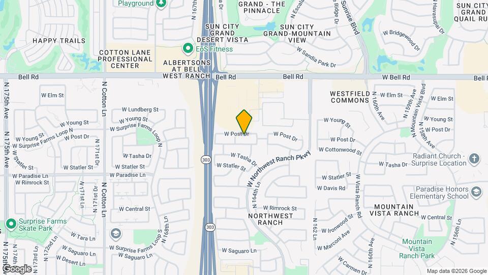 16559 W Post Dr, Unit 4706 Map and Location Details