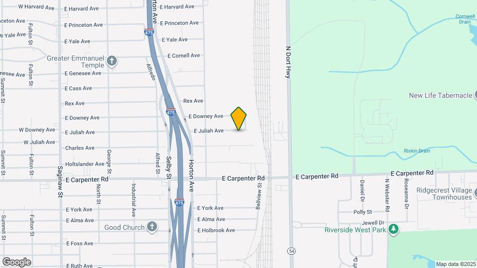 1398 E Juliah Ave Mapa y Detalles de la Ubicación