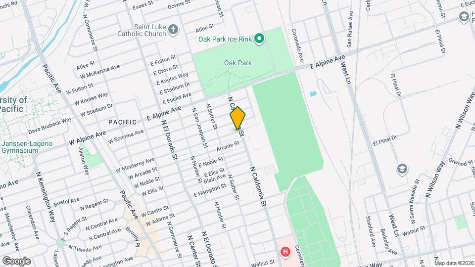 480 E Monterey Ave Mapa y Detalles de la Ubicación