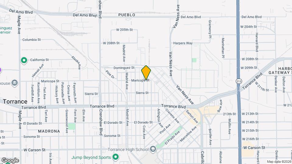 2216 Maricopa St Map and Location Details