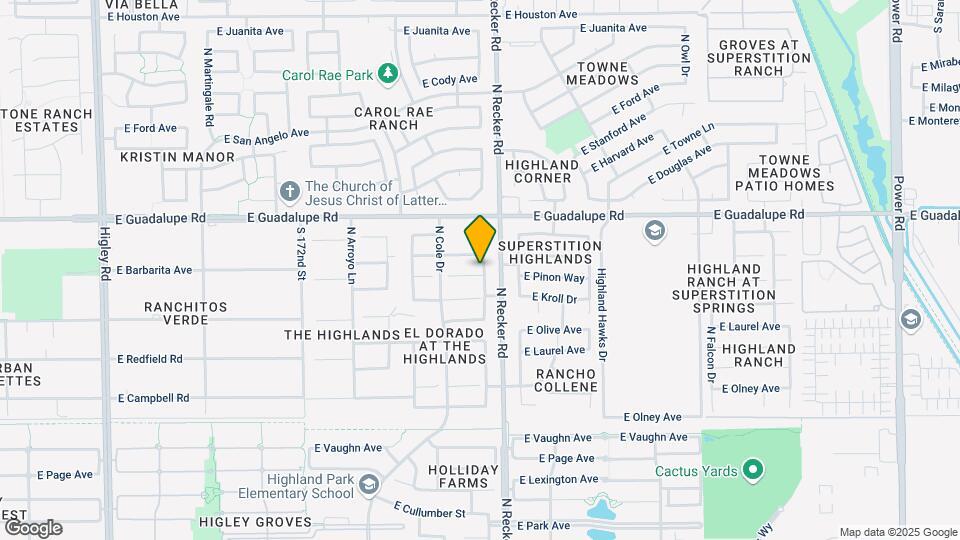 3980 E Pinon Ct Mapa y Detalles de la Ubicación