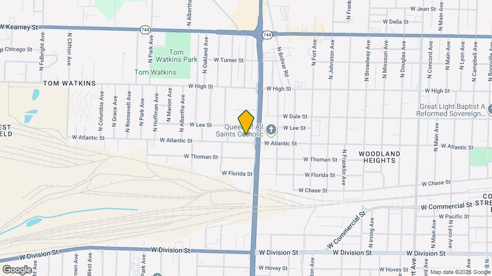 1621 W Atlantic St Map and Location Details