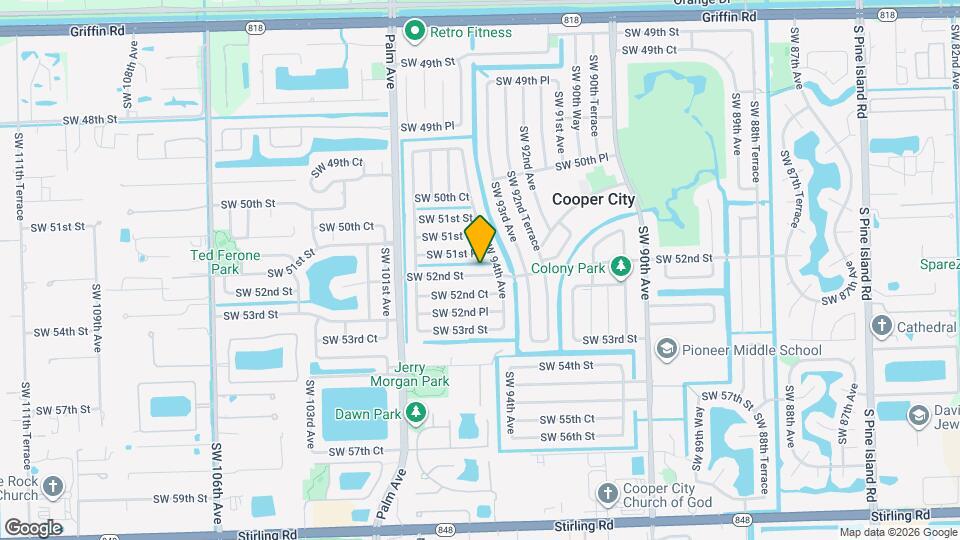 9417 SW 52nd St Map and Location Details