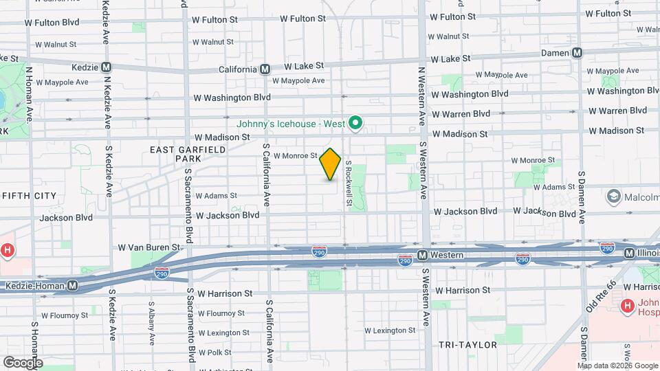 2622 W Adams St Map and Location Details