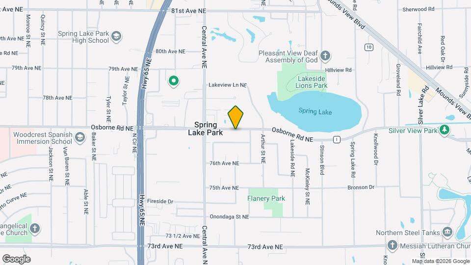 1412 Osborne Rd NE Map and Location Details