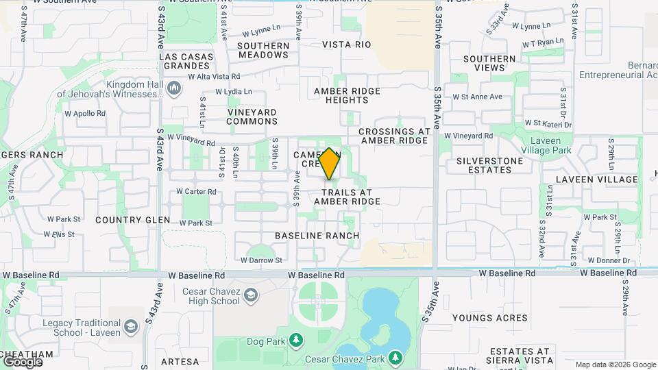7023 S 38th Dr Mapa y Detalles de la Ubicación