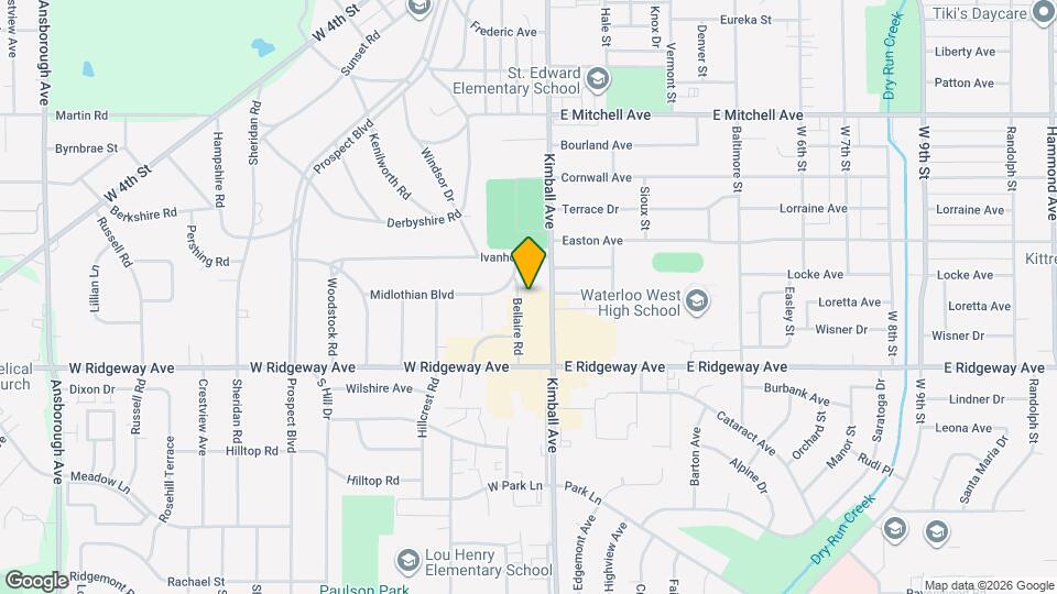 105 Bellaire Rd Map and Location Details