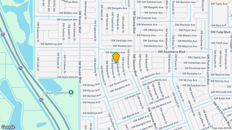 3582 SW Vollmer St Mapa y Detalles de la Ubicación