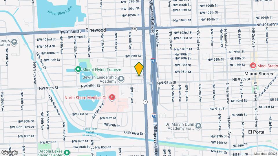 757 NW 95th Terrace Map and Location Details