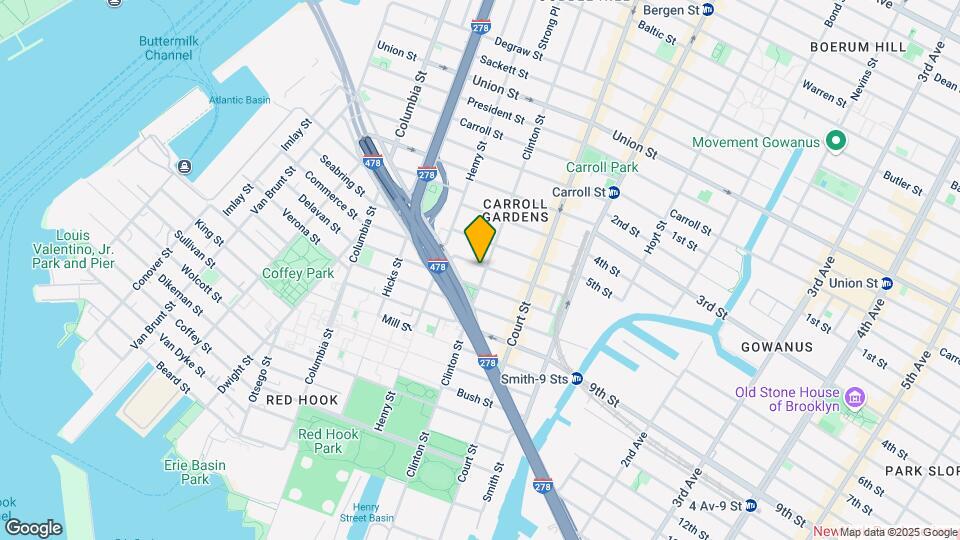 540 Clinton St Map and Location Details