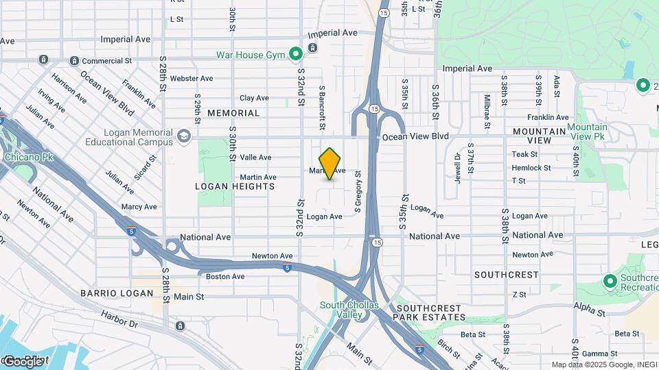 3254-3256 Greely Ave Map and Location Details
