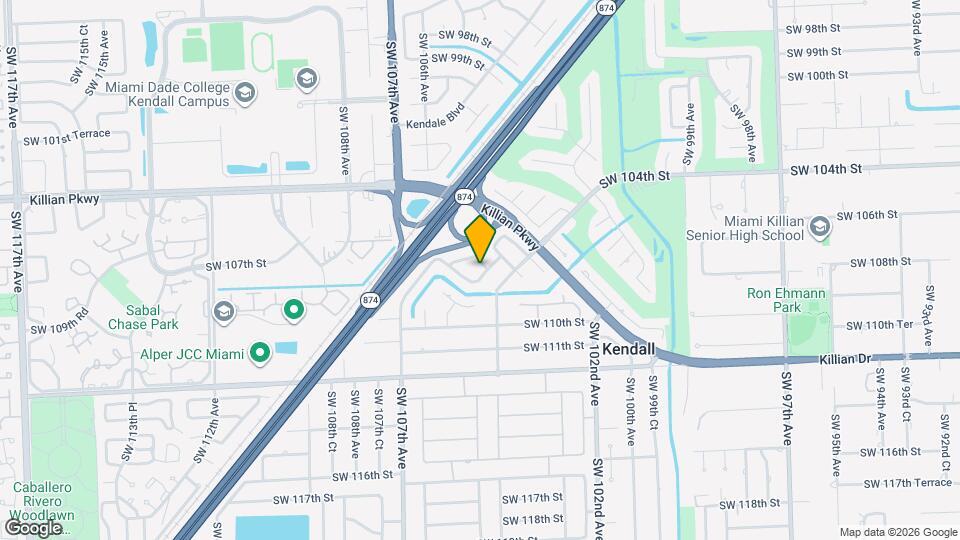 10500 SW 108th St, Unit B 302 Map and Location Details