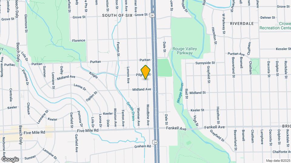 15755 Woodbine Ave Map and Location Details